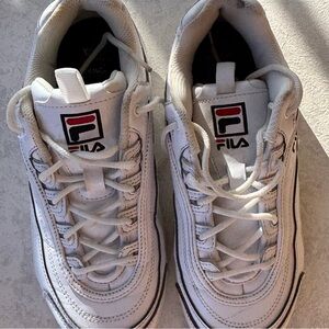 Fila Disruptor Women's White Lace Up 5CM00783-125 Size 8.5